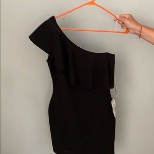 Black cocktail dress